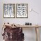 Stupell Industries Falling Vines Neutral Leaves Framed Floater Canvas Wall Art